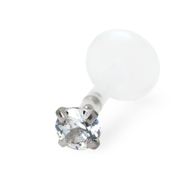 Labret Pressão em PTFE com conjunto de pedras
