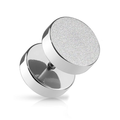 Plug falso com brilho de diamante