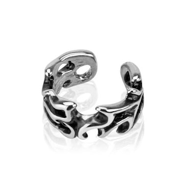 Earcuff com desenho abstracto
