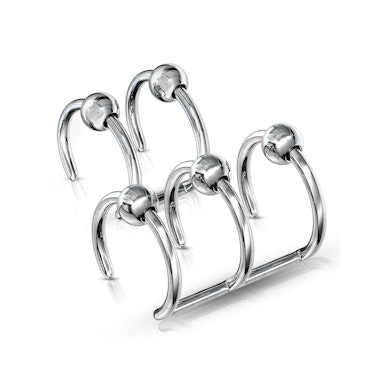 Joia para piercing falso na orelha com bolas