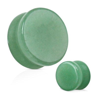 Plug feito em pedra de jade