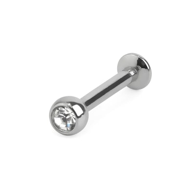 Labret de pressão com pedra