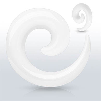 Alargador espiral em várias cores