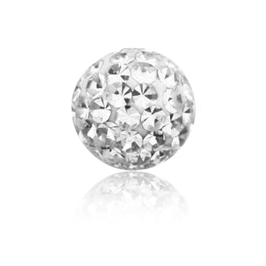 Bola de piercing com várias pedras