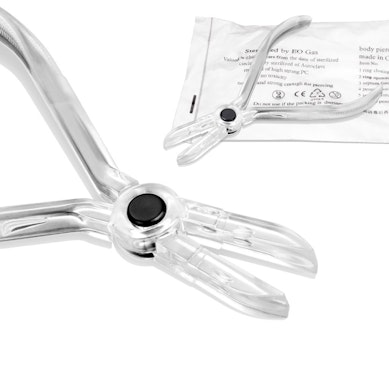 Alicate estéril para fechar argolas 