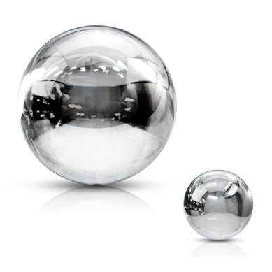 Bola para piercing com rosca