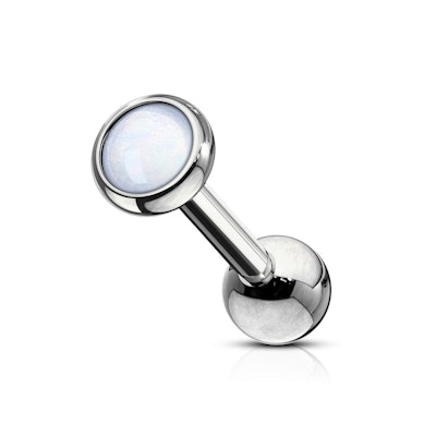 Joia para a orelha com conta refletora