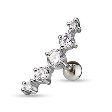 Joia para o helix com conjunto de pedras