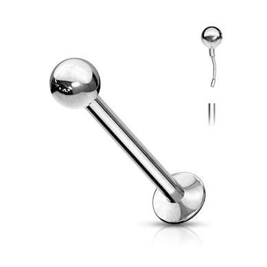 Labret de encaixe em aço cirúrgico