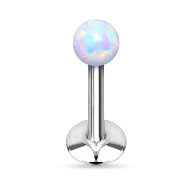 Labret com rosca interna e opala