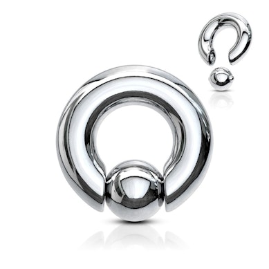 Argola CBR grande com bola solta