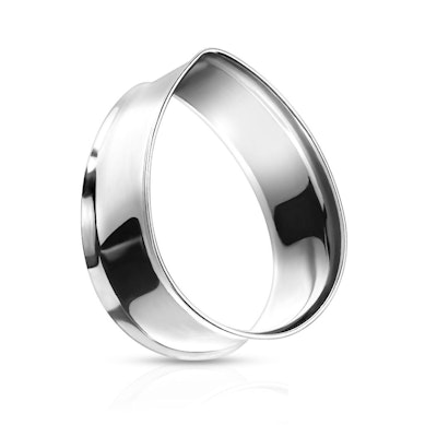 Túnel em forma de gota em aço cirúrgico