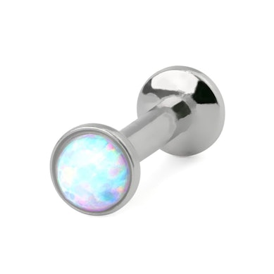 Labret de encaixe com opala