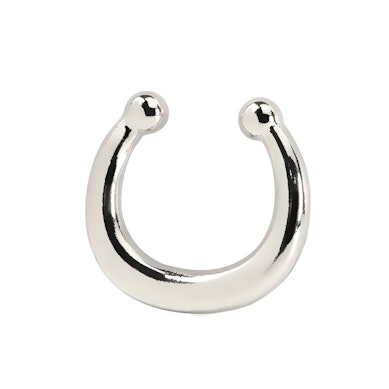 Piercing para septo falso com desenho simples