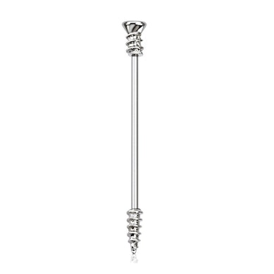 Industrial piercing em formato de parafuso
