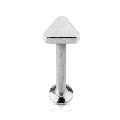 Labret com topo triangular e rosca interna