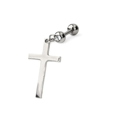 Barbell com cruz pendente