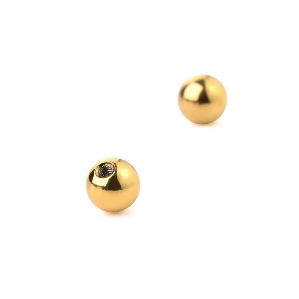 Bola para piercings em cores diferentes