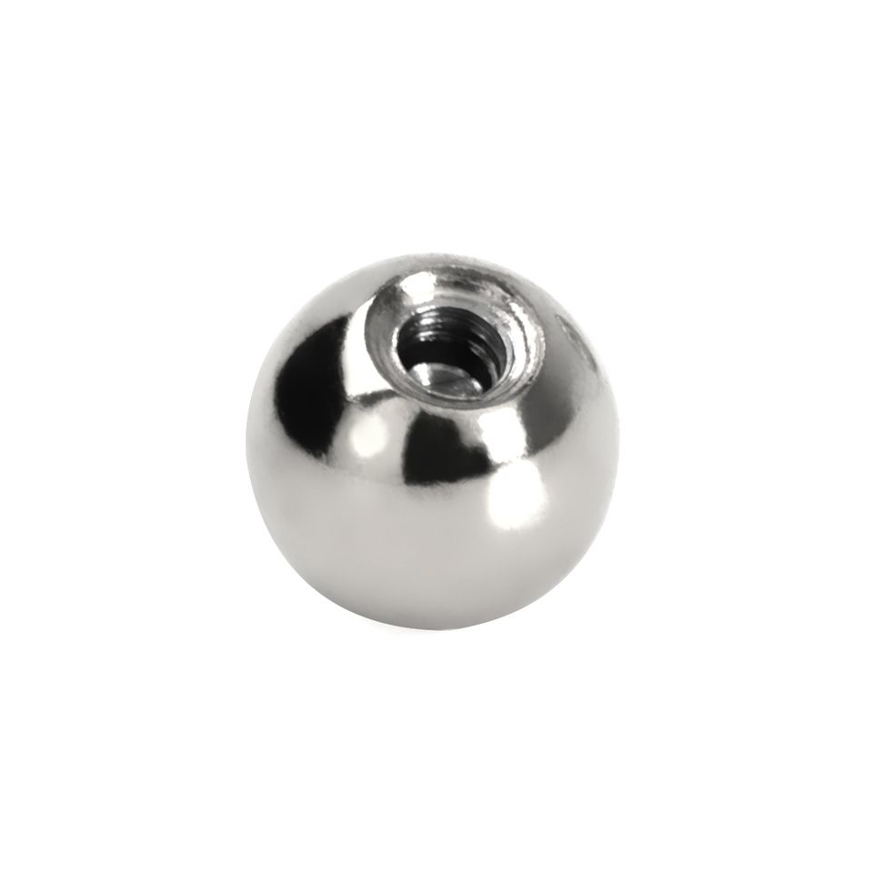 Bola para piercing com brihante de cores
