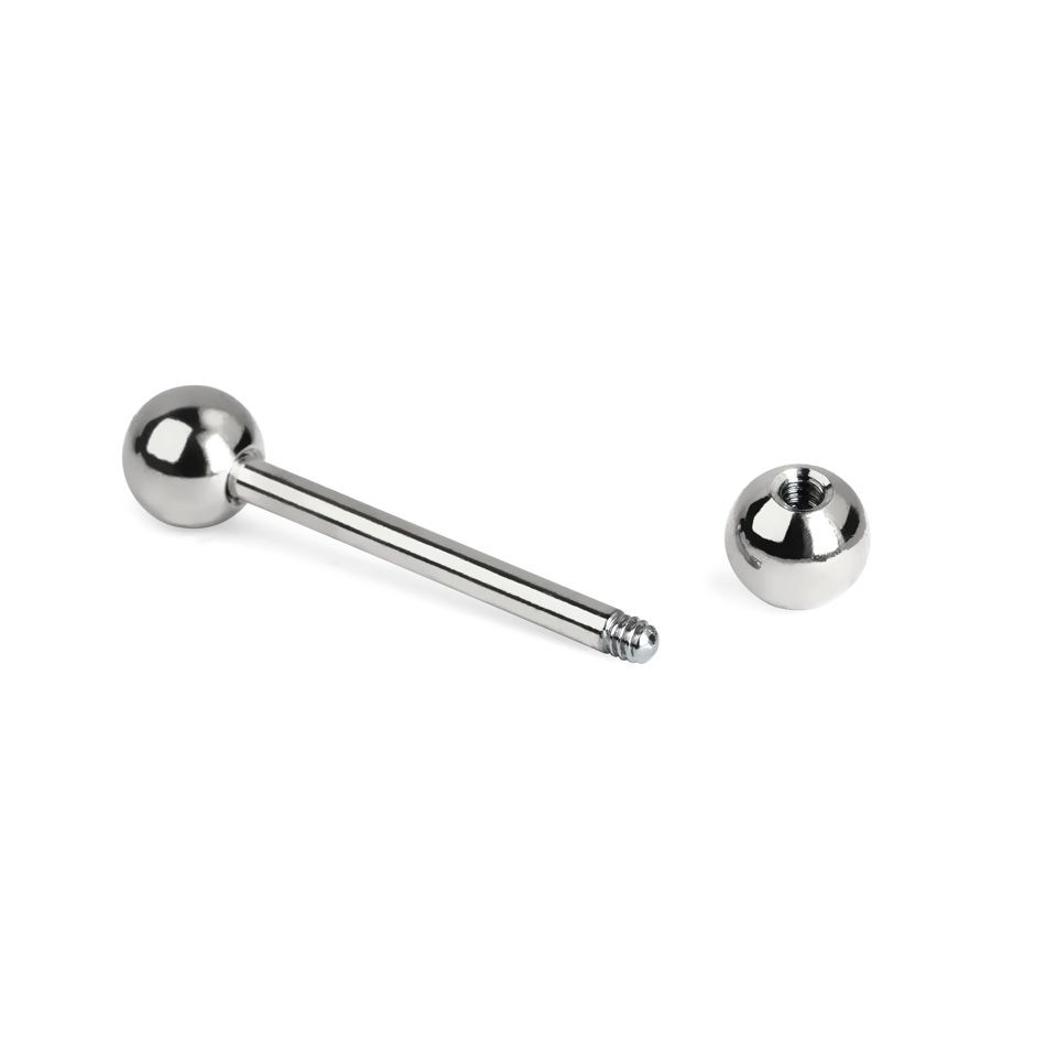 Barbell reto de titânio