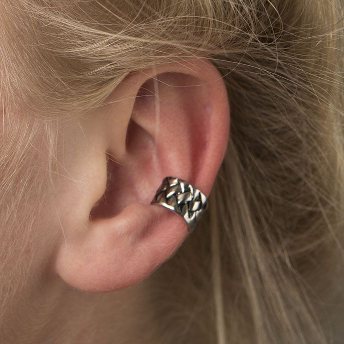 Earcuff com design trançado