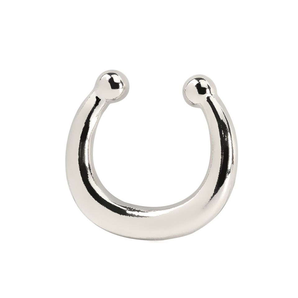 Piercing para septo falso com desenho simples