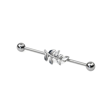 Barra industrial com folhas