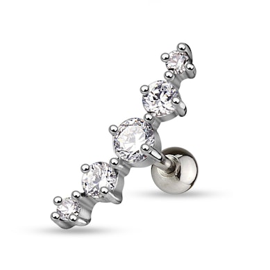 Joia para o helix com conjunto de pedras
