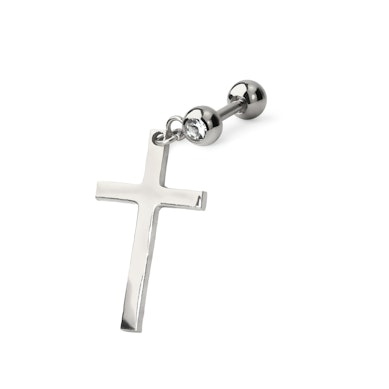 Barbell com cruz pendente