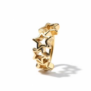 Clicker para umbigo com estrelas