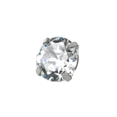 Microdermal joia com uma pedra grande
