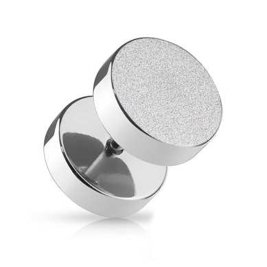 Plug falso com brilho de diamante