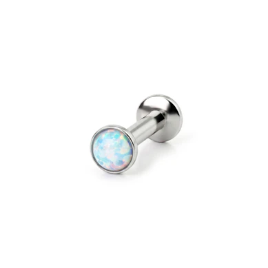 Labret de encaixe com opala