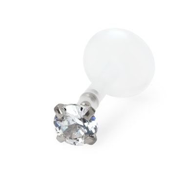 Labret Pressão em PTFE com conjunto de pedras