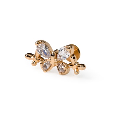 Labret com três borboletas