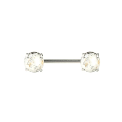 Mamilo piercing com estilo de lava