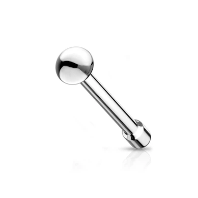 Stud para o nariz com meia bola