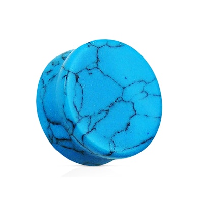 Plug turquesa de pedra