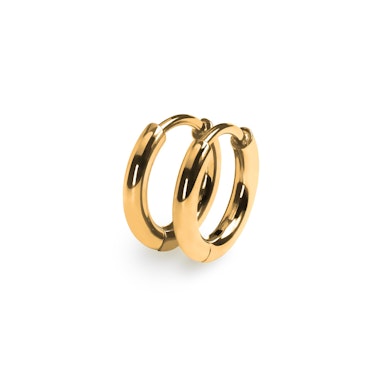 Par de huggies de titânio