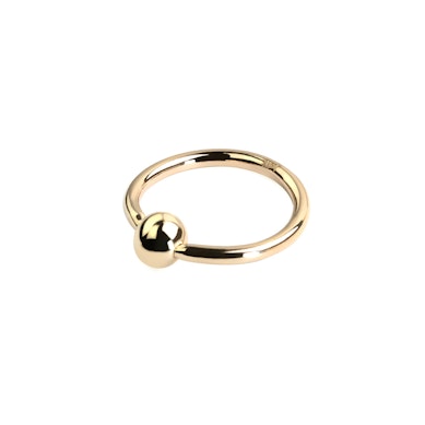 Argola CBR em ouro 14 quilates