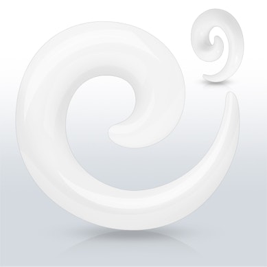 Alargador espiral em várias cores