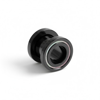 Túnel preto com borda em madrepérola