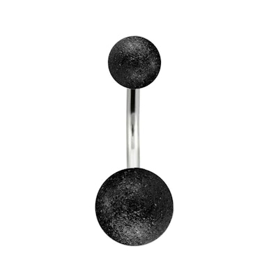 Piercing para o umbigo com aspeto de diamante