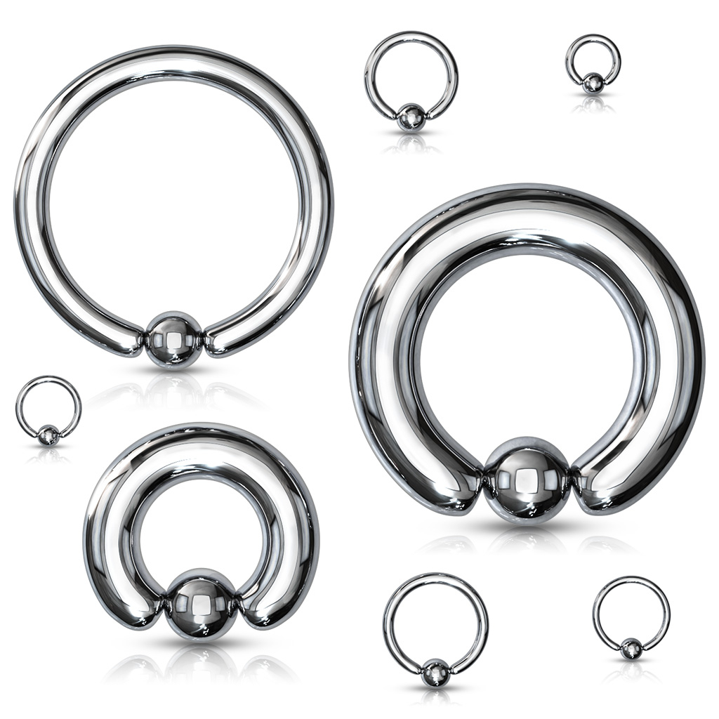 Argola com bola grande