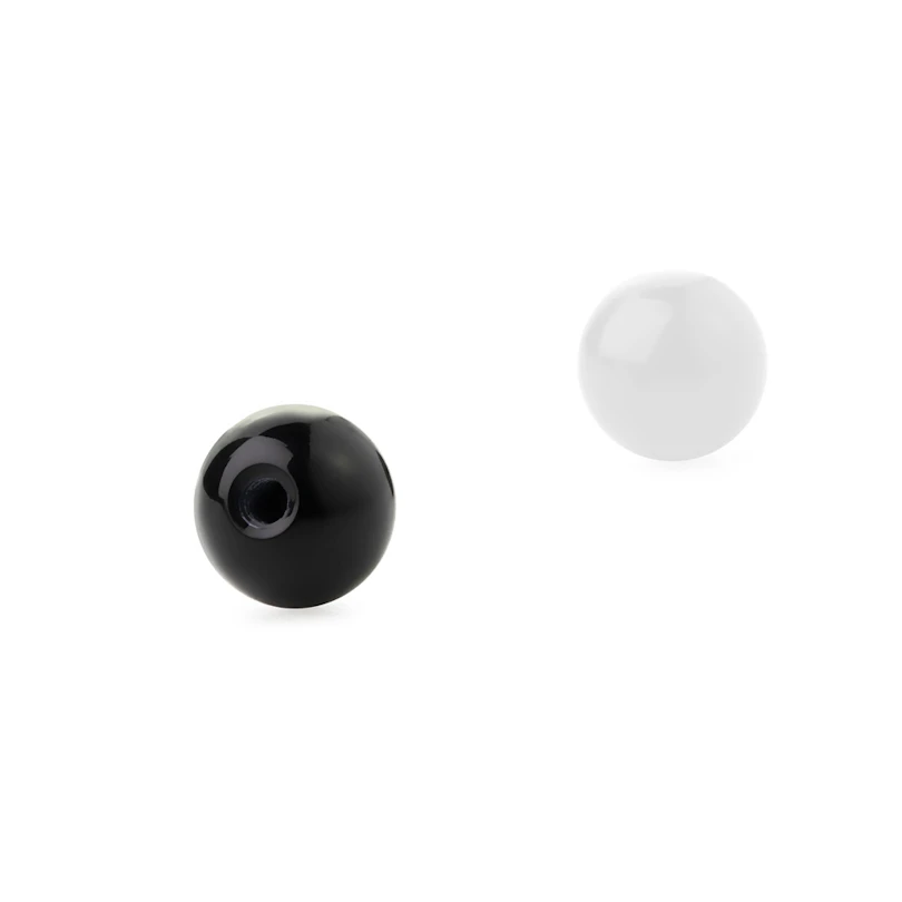 Bola de piercing acrílico em cores e tamanhos variados