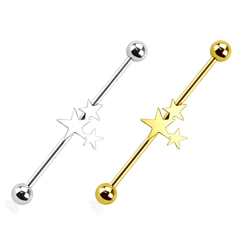 Barra industrial com três estrelas