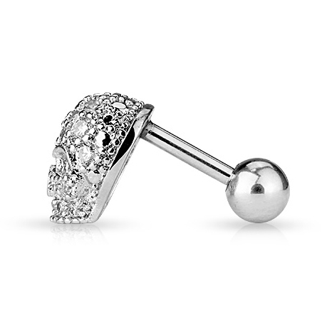 Piercing para a orelha com caveira