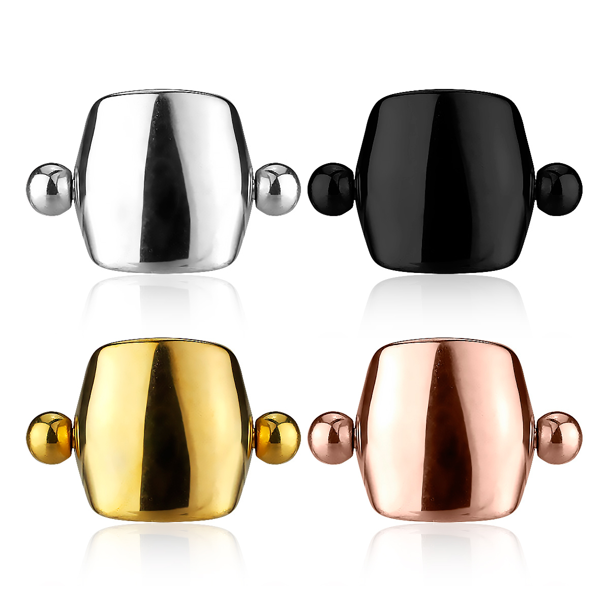 Hélice piercing em forma de escudo