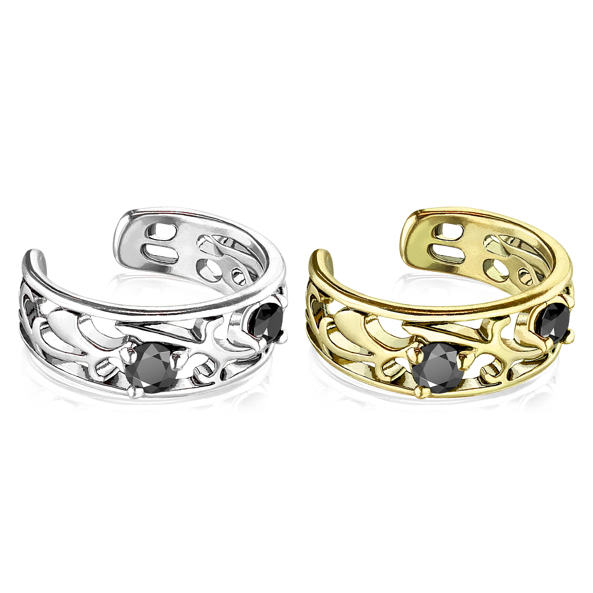 Earcuff com design de filigrana