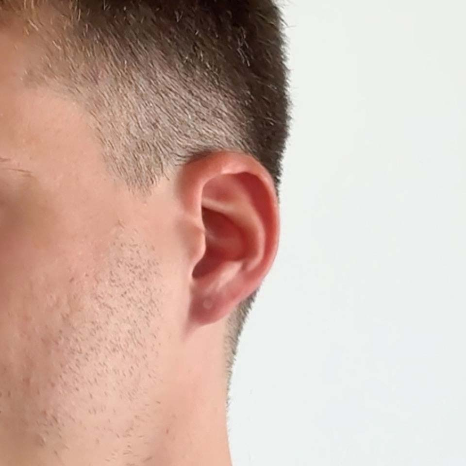 Retentor de labret de encaixe
